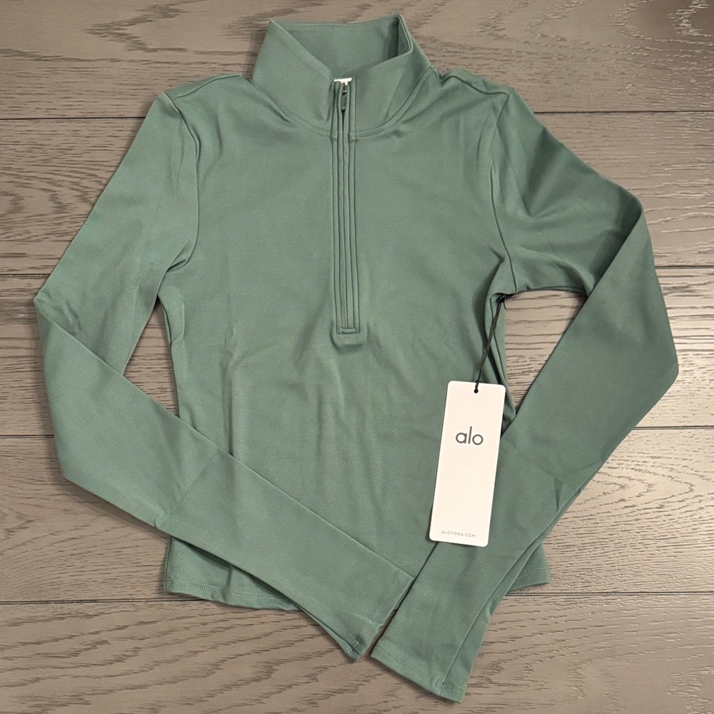ALO Softsculpt Precision 1/4 Zip Long Sleeve